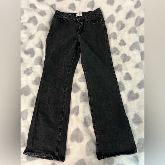 Universal thread black wash boot cut jeans - Picture 1 of 3
